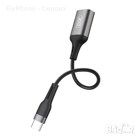 Кабел OTG, USB-C - USB женско, XO NB201, Черен , снимка 2 - Друга електроника - 52595994