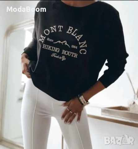 Дамски блузи Два цвята , снимка 2 - Блузи с дълъг ръкав и пуловери - 48622448