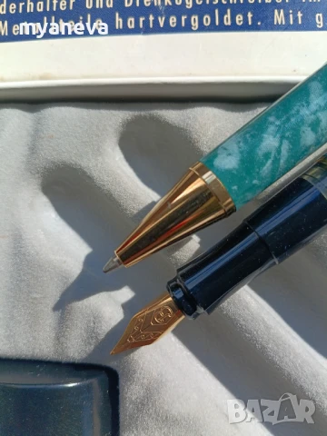 Елегантен комплект за писане от Tchibo Royal, включващ  писалка и химикалка с vintage дизайн., снимка 6 - Ученически пособия, канцеларски материали - 51108698