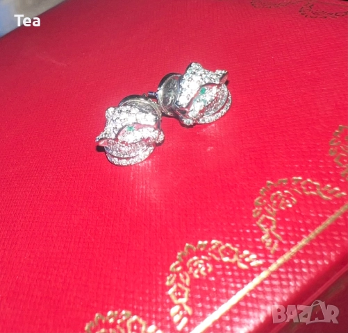 Cartier Panther обеци, снимка 2 - Обеци - 51497633