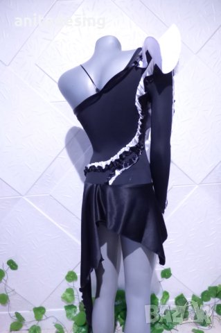 Детска рокля за латино танци в черно и бяло, снимка 6 - Детски рокли и поли - 38925800