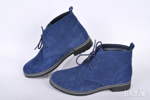 НОВО! Дамски кларкове от естествен велур - Четири цвята, снимка 14 - Дамски боти - 47495488