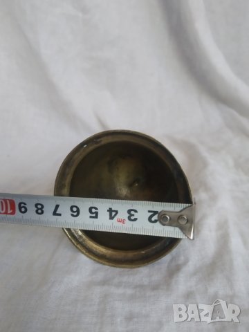 месингова камбанка, снимка 4 - Антикварни и старинни предмети - 35005645