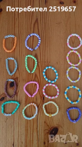 Гривни от маниста. Ръчна изработка от полимерна глина , снимка 5 - Други - 47417656