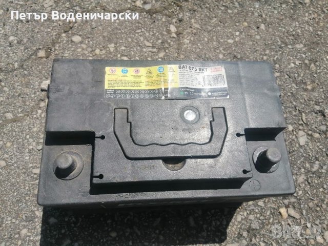 Акумолатор 75 ампера 620 стартов ток 12 волта. Цена 75 лева Налични са и акумолатори 60 ампера. Цена, снимка 2 - Аксесоари и консумативи - 37307236