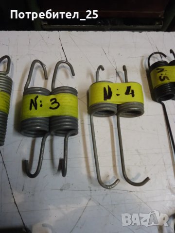 Пружини за опън обява №2, снимка 3 - Други машини и части - 48526361