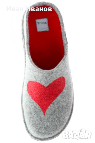 TOFEE  Дамски чехли от вълна  номер 41 