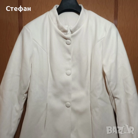 Ново бяло дамско сако за сезони пролет- есен, снимка 2 - Якета - 54044746
