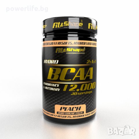 Fit & Shape Hydro BCAA 12000 | БЦАА Аминокиселини, 420 гр., снимка 3 - Хранителни добавки - 29323327
