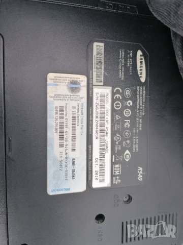 Samsung r540 за части, снимка 5 - Лаптопи за работа - 44460947