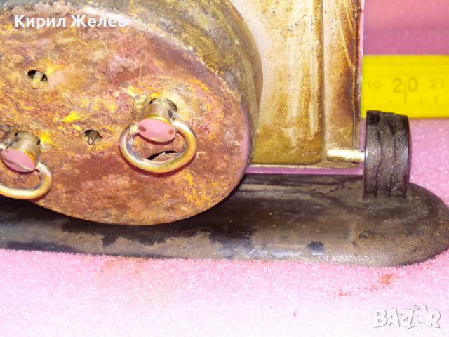 SLAVA MADE in USSR Стар КОЛЕКЦИОНЕРСКИ РУСКИ БУДИЛНИК МЕХАНИЧЕН НАСТОЛЕН ЧАСОВНИК СЛАВА СССР 36437, снимка 11 - Антикварни и старинни предмети - 44536191