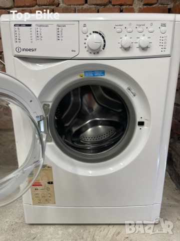 Пералня Indesit EWSC 1200 оборота 6 кг, снимка 2 - Перални - 52829994