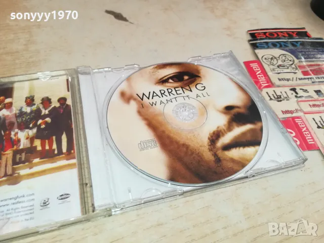 WARREN G CD 0105251744, снимка 9 - CD дискове - 50111507
