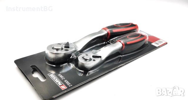 Комплект тресчотки PARKSIDE® 1/4 и 3/8, снимка 2 - Гедорета - 44298117