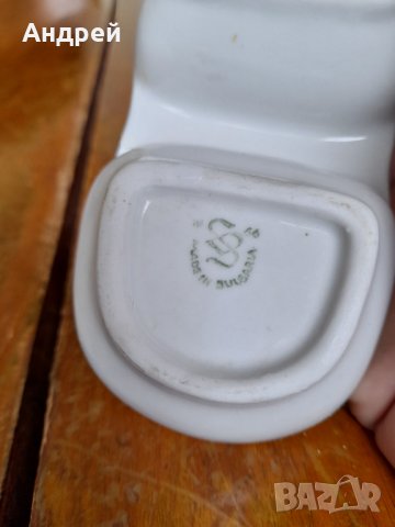 Стара порцеланова солница #13, снимка 4 - Други ценни предмети - 37063143