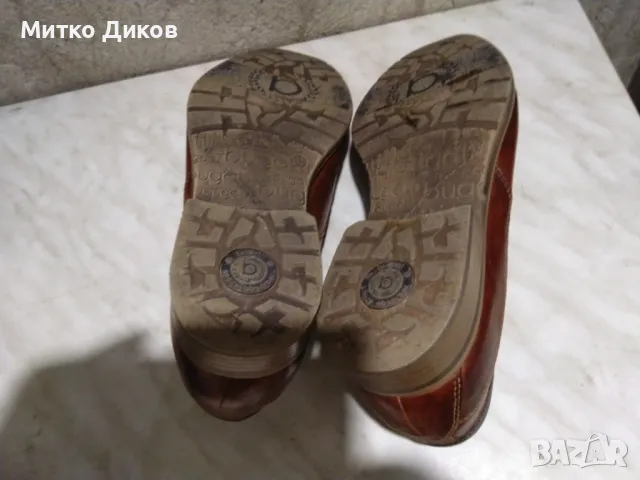 Bugatti маркови обувки естествена кожа №43 стелка 28см отлични като нови, снимка 10 - Официални обувки - 50415021