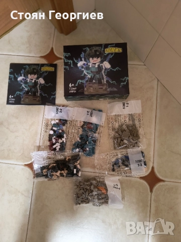 Комплект аниме герои манга строителни блокове Deku фигурки играчки съвместими с Lego, снимка 3 - Игри и пъзели - 52339773