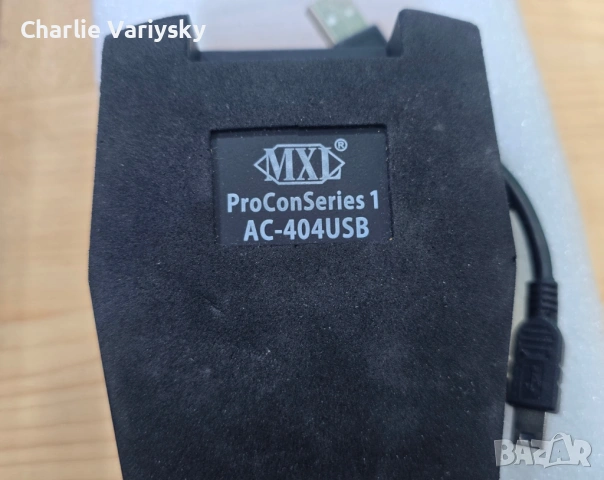 USB микрофон MXL AC-404 ProConSeries, снимка 2 - Микрофони - 54352179