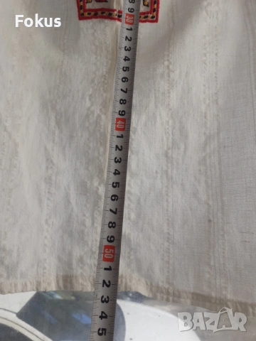 Прекрасна кенарена риза за момиче от носия, шевица, снимка 6 - Антикварни и старинни предмети - 53332964