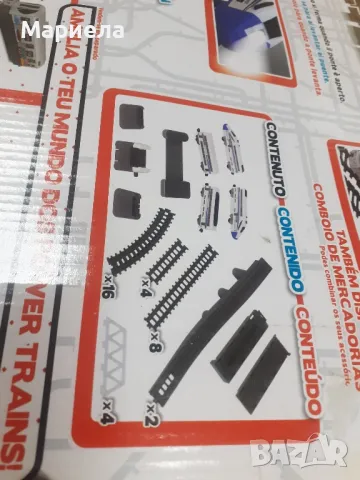 Влакова писта: PowerTrainToys5метра, Силови влакове Високоскоростен влак, снимка 6 - Електрически играчки - 48307861