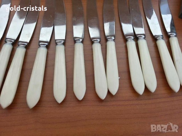 Руски прибори за хранене ножове, снимка 5 - Антикварни и старинни предмети - 30635120