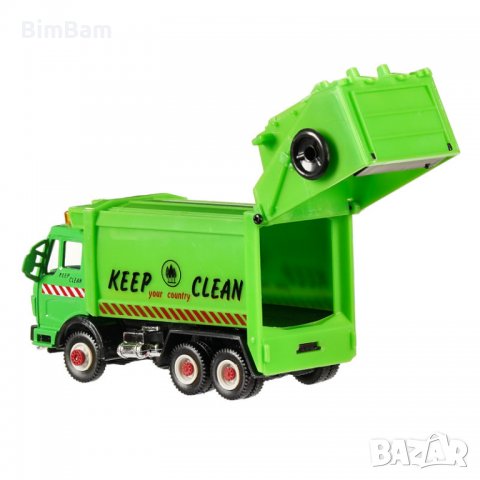 Метален боклукчийски камион KEEP CLEAN Urban Spirit / WELLY, снимка 2 - Коли, камиони, мотори, писти - 38931816