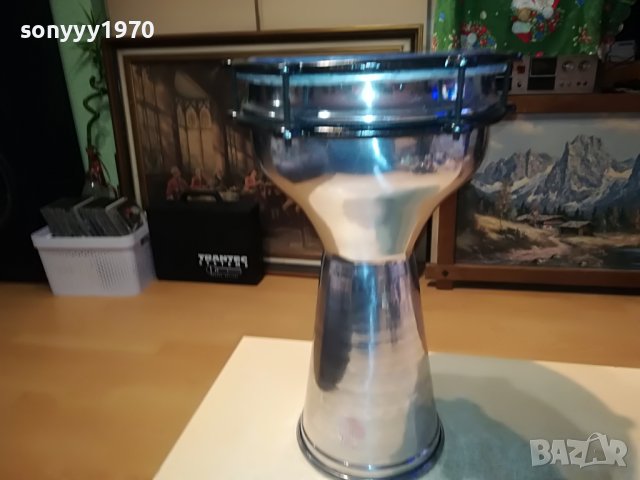 ГОЛЯМА ИНОКСОВА ТАРАМБУКА 40Х22СМ 1011221948, снимка 11 - Ударни инструменти - 38629532