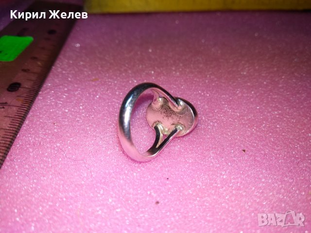 ВЕЛИКОЛЕПЕН СКЪПОЦЕНЕН СРЕБЪРЕН ПРЪСТЕН СРЕБРО 925 BG с ГОЛЯМ ПОЛИРАН КАРНЕОЛ РЪЧНА АРТ РАБОТА 42082, снимка 16 - Пръстени - 44314942