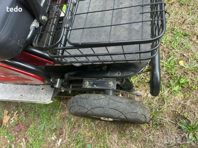 Електрическа триколка с три седалки EcoWay модел М19X бордо, снимка 10 - Мотоциклети и мототехника - 52968542