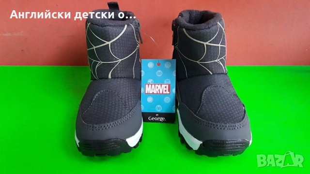 Английски детски апрески-SPIDER MAN, снимка 6 - Детски боти и ботуши - 35249919