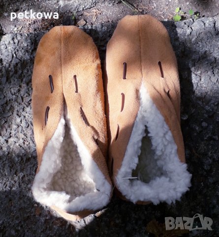 Зимни топлинки кожени терлици 38 39 40 41 42 номер