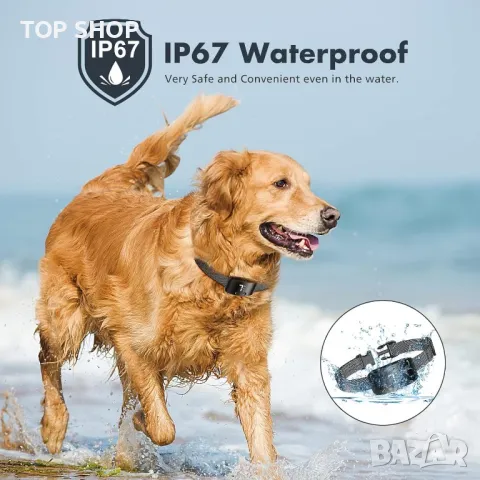 Нашийник за обучение против лай със 7 регулируеми чувствителност и интензитет звуков NBJU, снимка 5 - За кучета - 48494788