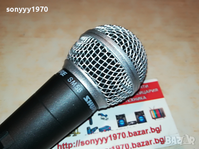 SHURE SM58 ВНОС ENGLAND 1204222012, снимка 4 - Микрофони - 36436904