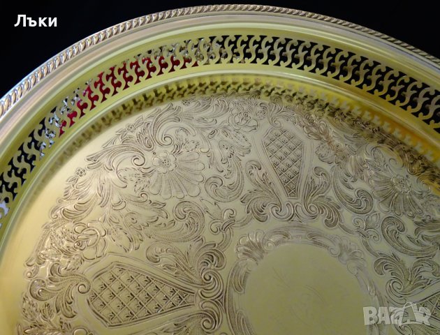 Канадски бронзов поднос Viking Plate,приказен барок , снимка 10 - Антикварни и старинни предмети - 39050987
