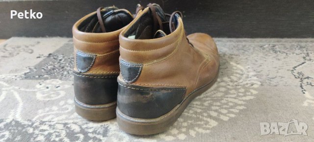 Мъжки кожени боти, снимка 2 - Мъжки боти - 31276018