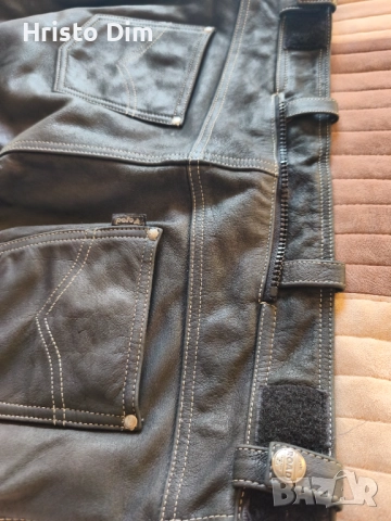 Кожен мото панталон, снимка 3 - Панталони - 52632413