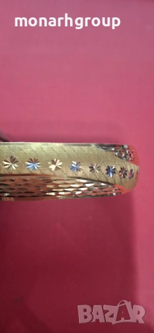 Златна гривна 22к, снимка 4 - Гривни - 53876272