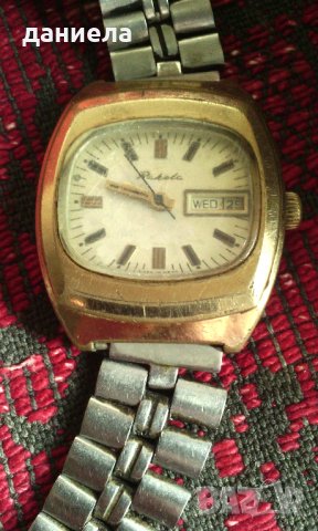 Златен часовник Ракета, СССР, работещ, противоударен, снимка 2 - Мъжки - 31100119