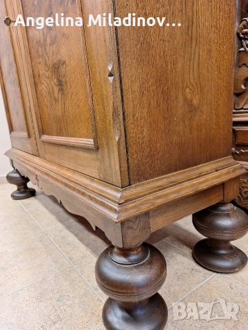 Гардероб, шкаф с богата дърворезба , снимка 6 - Шкафове - 52712120