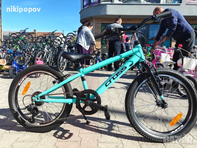 CROSS Велосипед 20" SPIDER син, снимка 12 - Велосипеди - 56528792