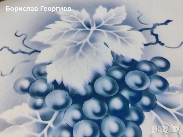 Стар порцеланов поднос , снимка 5 - Антикварни и старинни предмети - 51193273