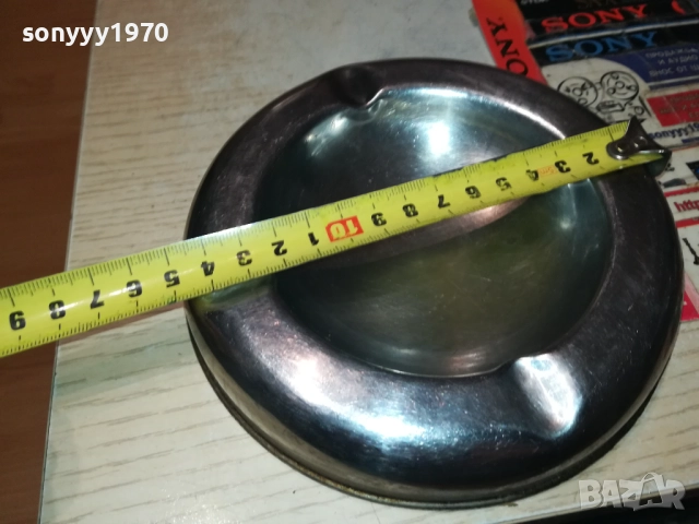 МЕТАЛЕН ПЕПЕЛНИК ОТ СОЦА 3108251906, снимка 3 - Антикварни и старинни предмети - 51554441