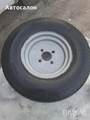145 R 10 гума с джанта за ремаркета 