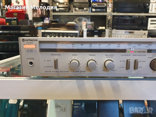 Ресийвър Hitachi SR-2000 В отлично техническо и визуално състояние., снимка 3 - Ресийвъри, усилватели, смесителни пултове - 34116940