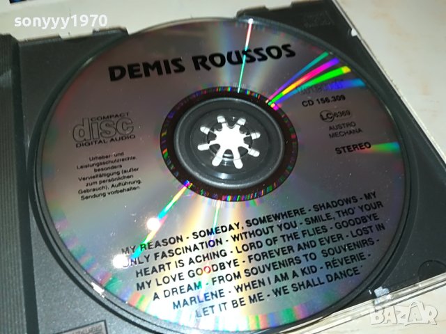DEMIS ROUSSOS CD 3005231127, снимка 18 - CD дискове - 40871525