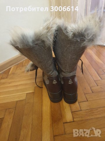 Дамски боти с естествен косъм , снимка 3 - Дамски боти - 35018905
