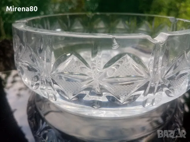 * Моника ромб * - кристален пепелник !, снимка 7 - Антикварни и старинни предмети - 50392980