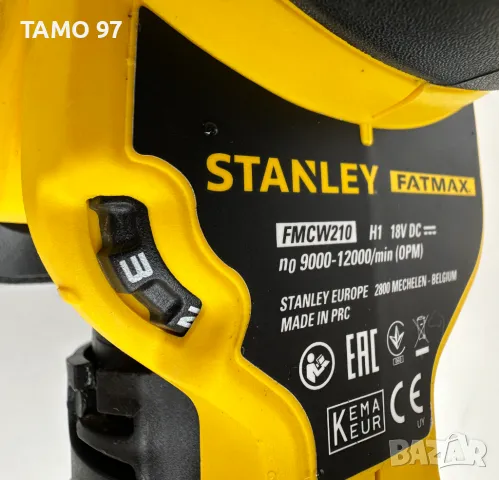 Stanley Fatmax FMCW210 - Акумулаторен виброшлайф , снимка 6 - Други инструменти - 48377750