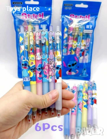 КОМПЛЕКТИ химикали 4бр и 6бр Лило и Стич Lilo and Stitch , снимка 4 - Ученически пособия, канцеларски материали - 50744847