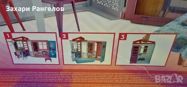 🏠 ОРИГИНАЛНА КЪЩА BARBIE MALIBU HOUSE MATTEL FXG57 – 2 ЕТАЖА И 6 СТАИ, снимка 9 - Кукли - 56120928